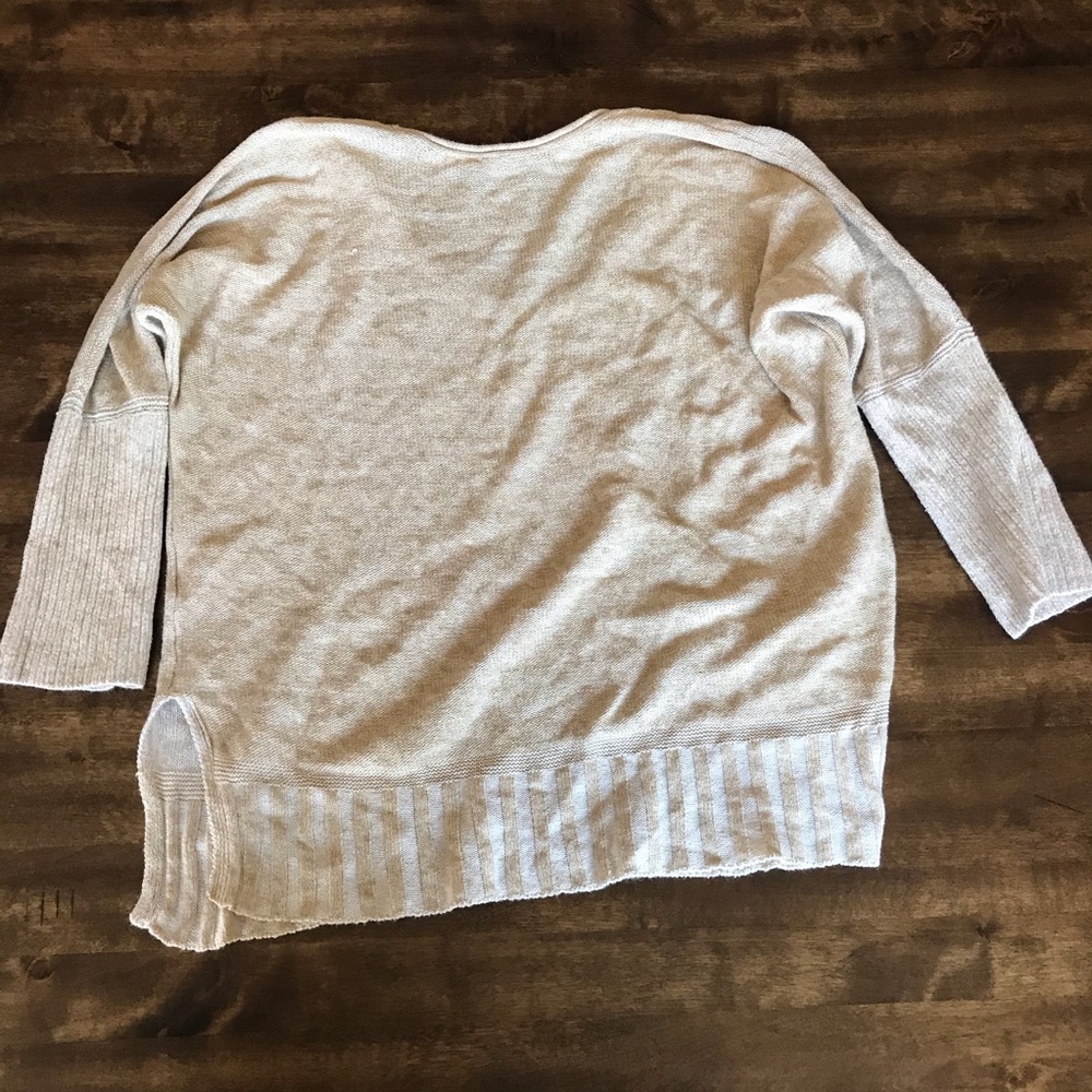 Anthropologie Moth Catamaran Sweater Cotton Linen_9